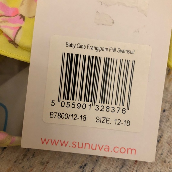 SUNUVA one piece baby girl swimsuit - Picture 4 of 4